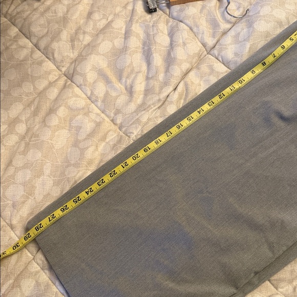 Zara Wide-Leg Light Gray Double Waisted Drawstring Pants - Picture 14 of 15